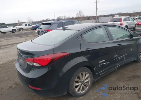 2014 Hyundai Elantra Se from USA, damaged, VIN 5NPDH4AE3EH487037